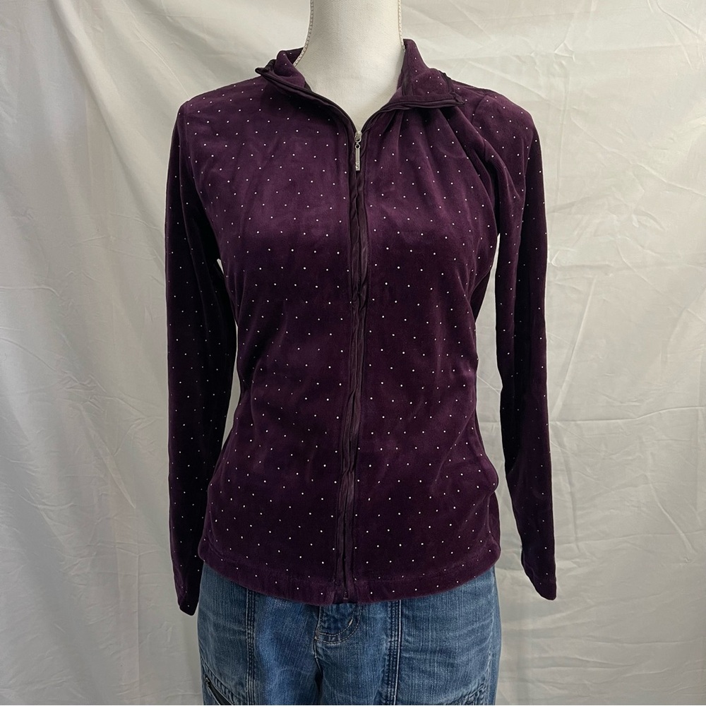 Polka Dot Deep Purple Jacket